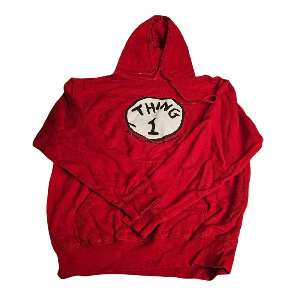 Universal Studio Orlando ‘Thing1’ Hoodie...Adult Size L NO SIZE TAG